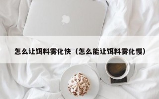 怎么让饵料雾化快（怎么能让饵料雾化慢）