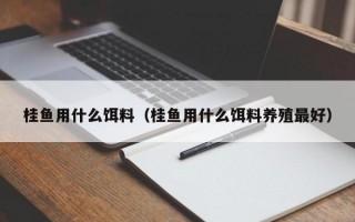 桂鱼用什么饵料（桂鱼用什么饵料养殖最好）